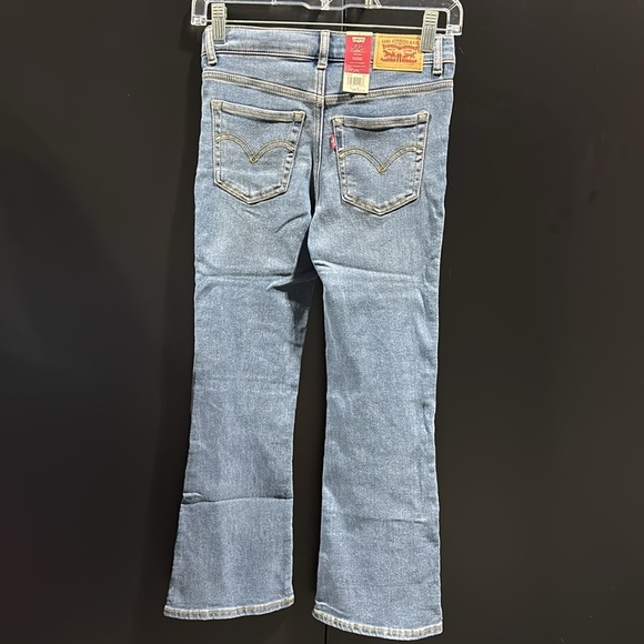 Levi’s 726 Flare High-rise slim thru thigh,wide leg opening,stretch adjust waist - Picture 3 of 6